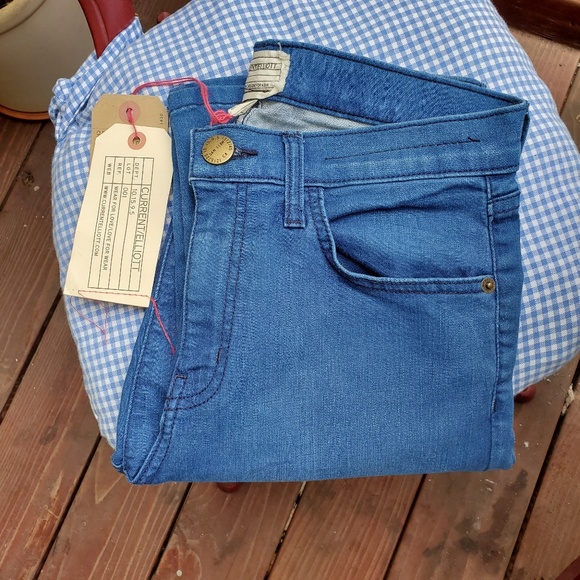 Current Elliott High Waist Sandy Jeans NWT New with Tags - Picture 1 of 5